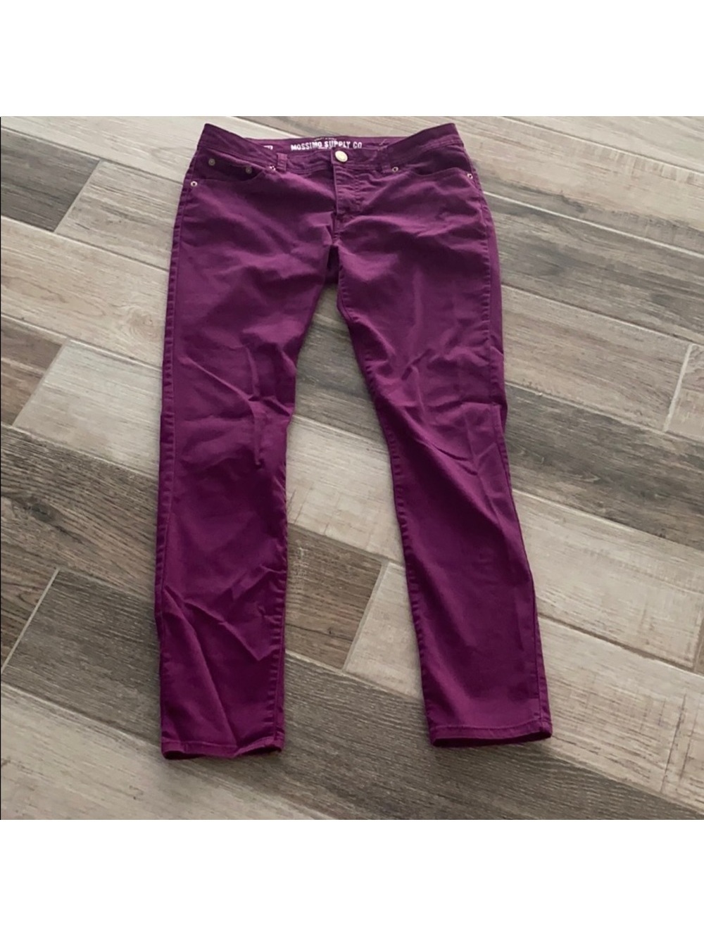 Mossimo Supply Co. Women's Skinny Ankle Purple Denim Jeans Size 6